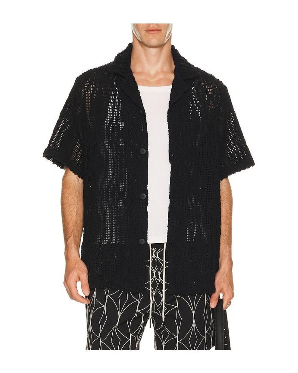 Oas Black Zefi Cuba Shirt for men