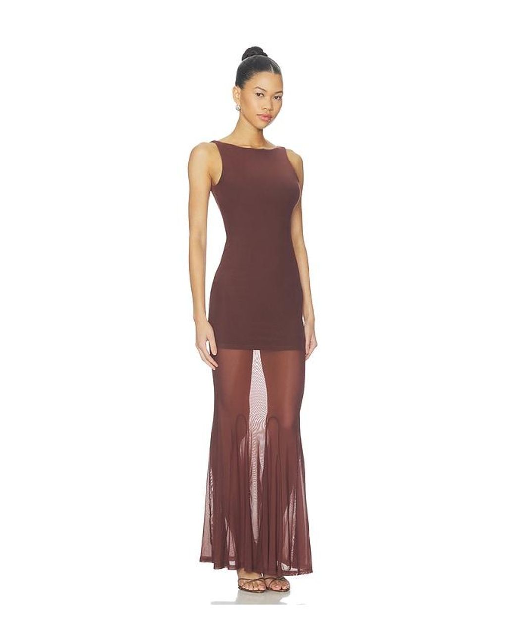 superdown Brown Auli Maxi Dress