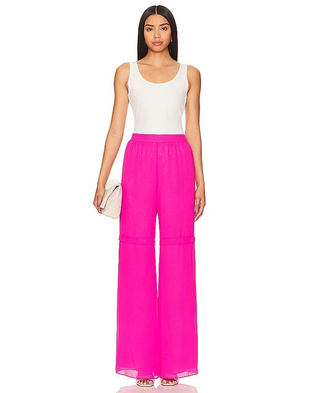 Amanda Uprichard Pink Sarasota Pants