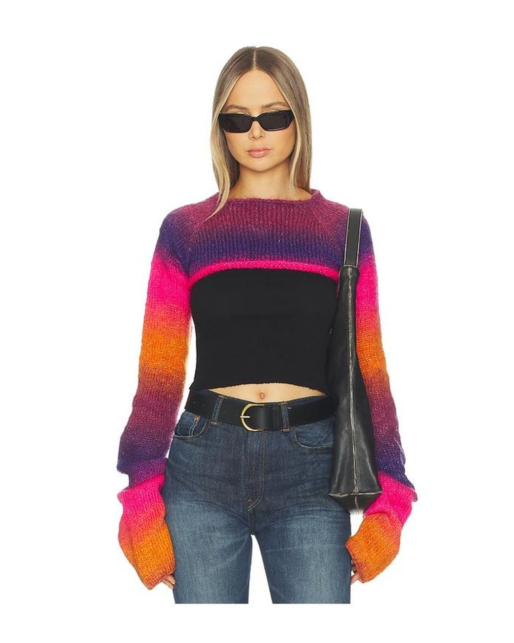 CULTNAKED Red Wave Sweater