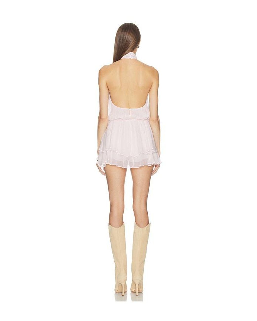 LOBA White Lucia Mini Romper