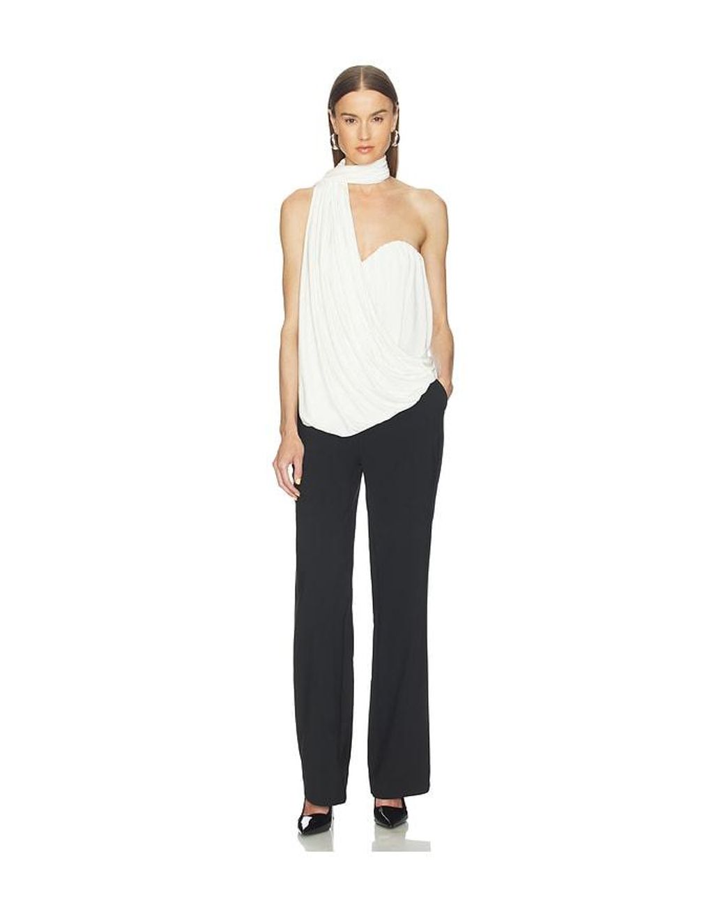 Camila Coelho White Serafina Top