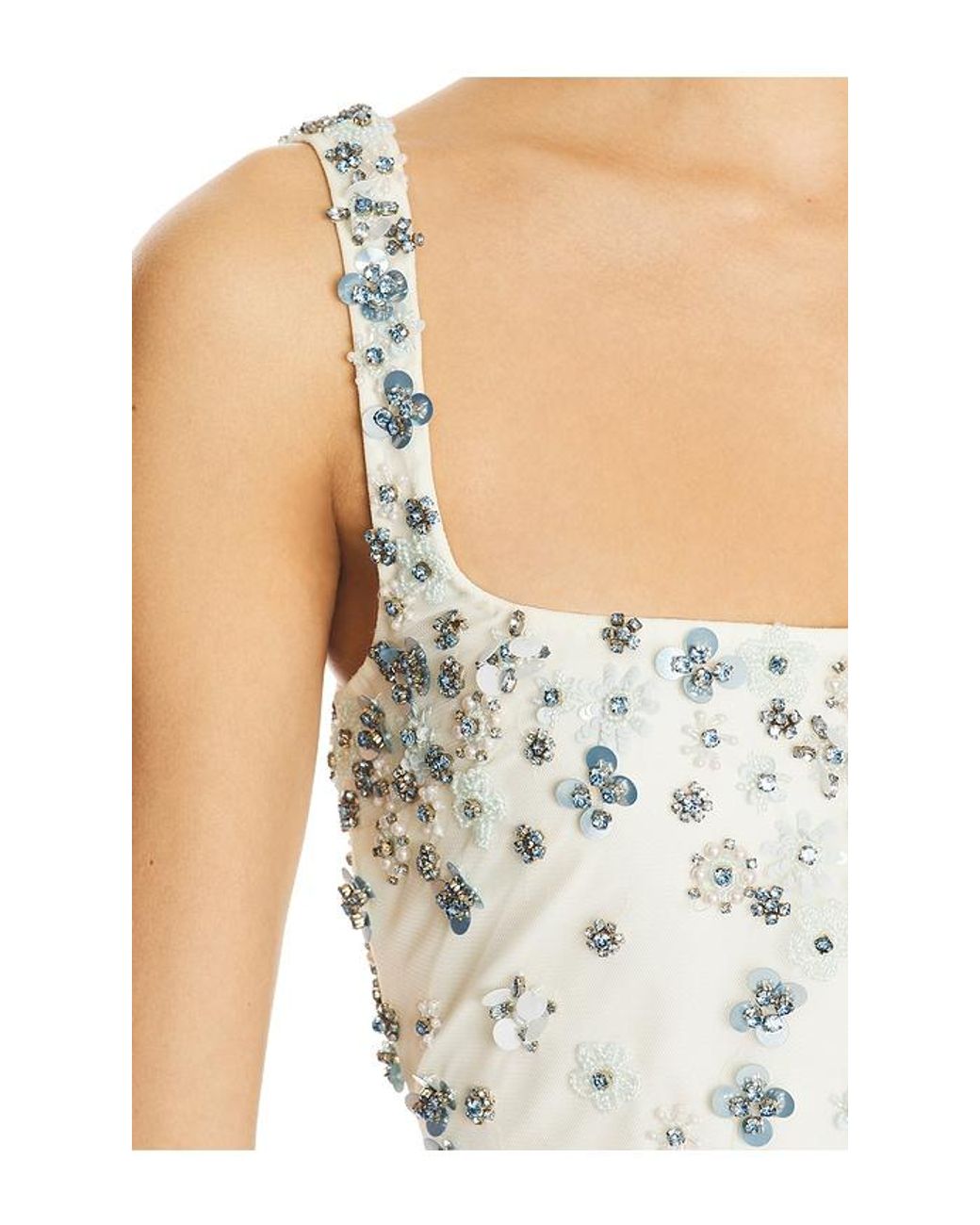 MAJORELLE White Zaly Embellished Dress