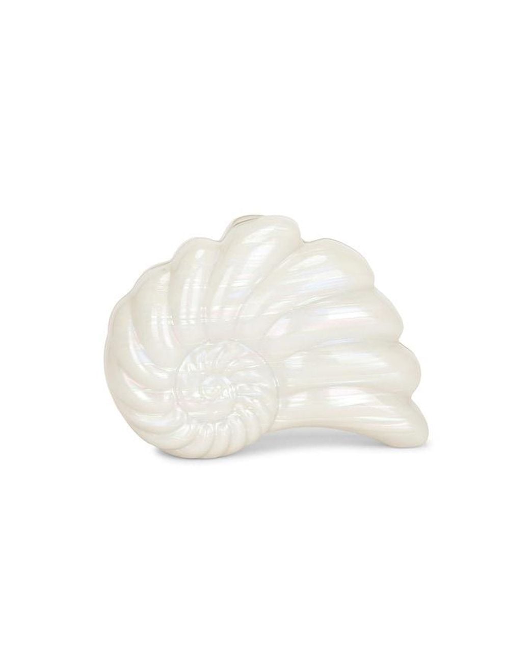 Olga Berg White Ava Pearl Shell Clutch