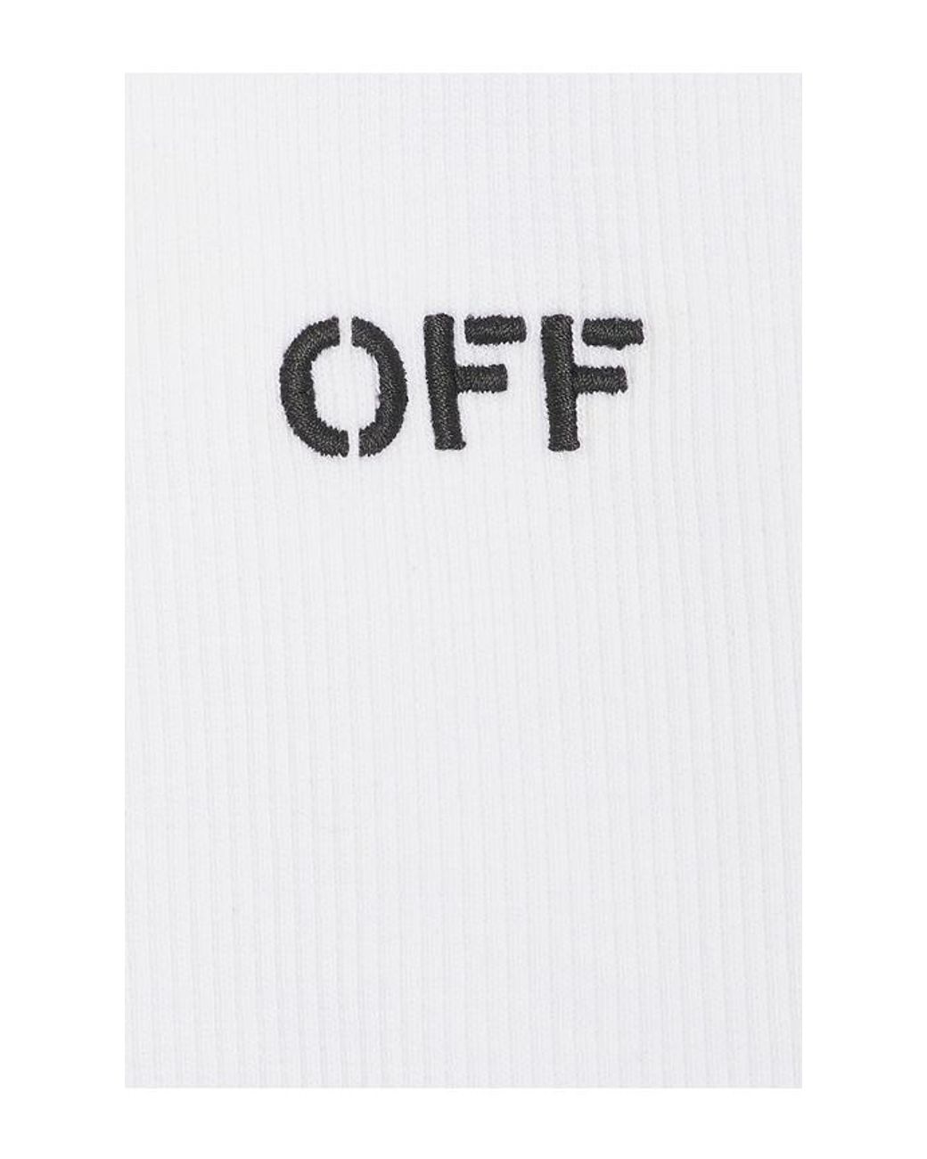 Off-White c/o Virgil Abloh White Off Stamp Rib Tank Top