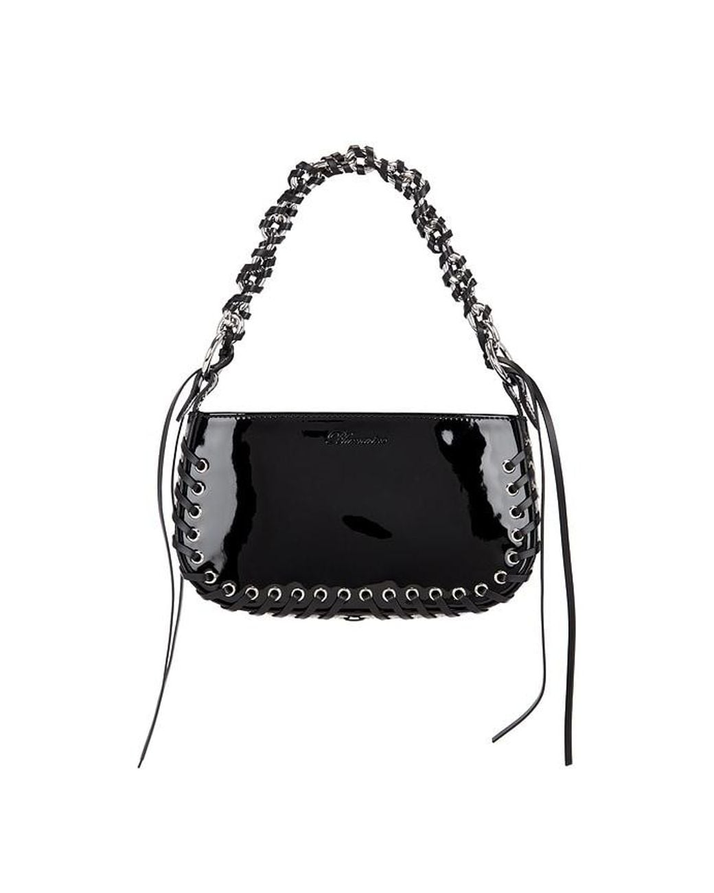 Blumarine Black Patent Leather Bag
