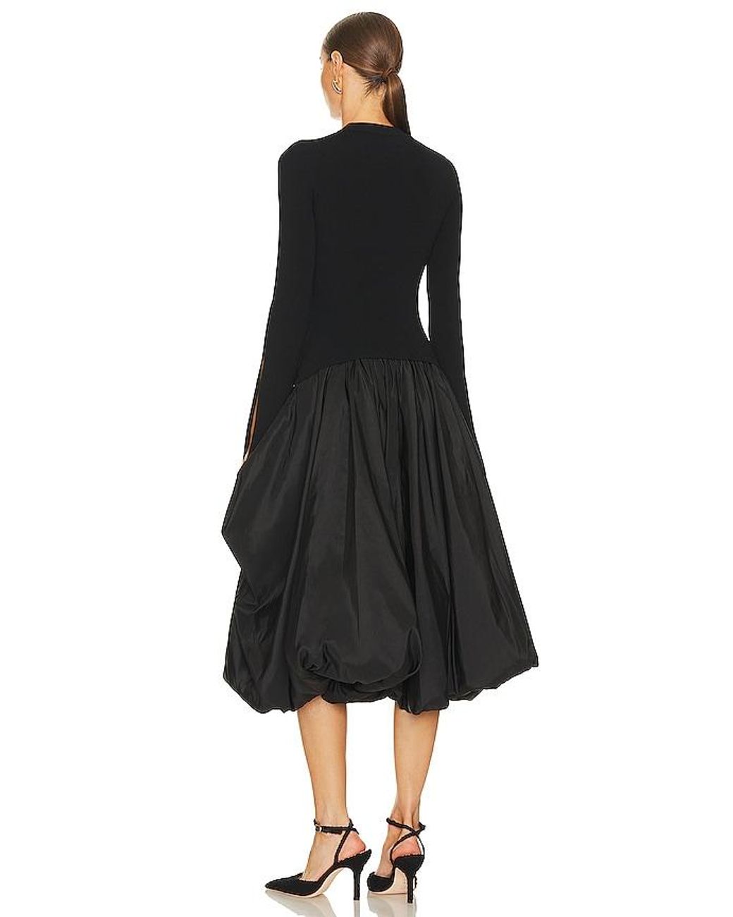 Jonathan Simkhai Black Kenlie Midi Dress