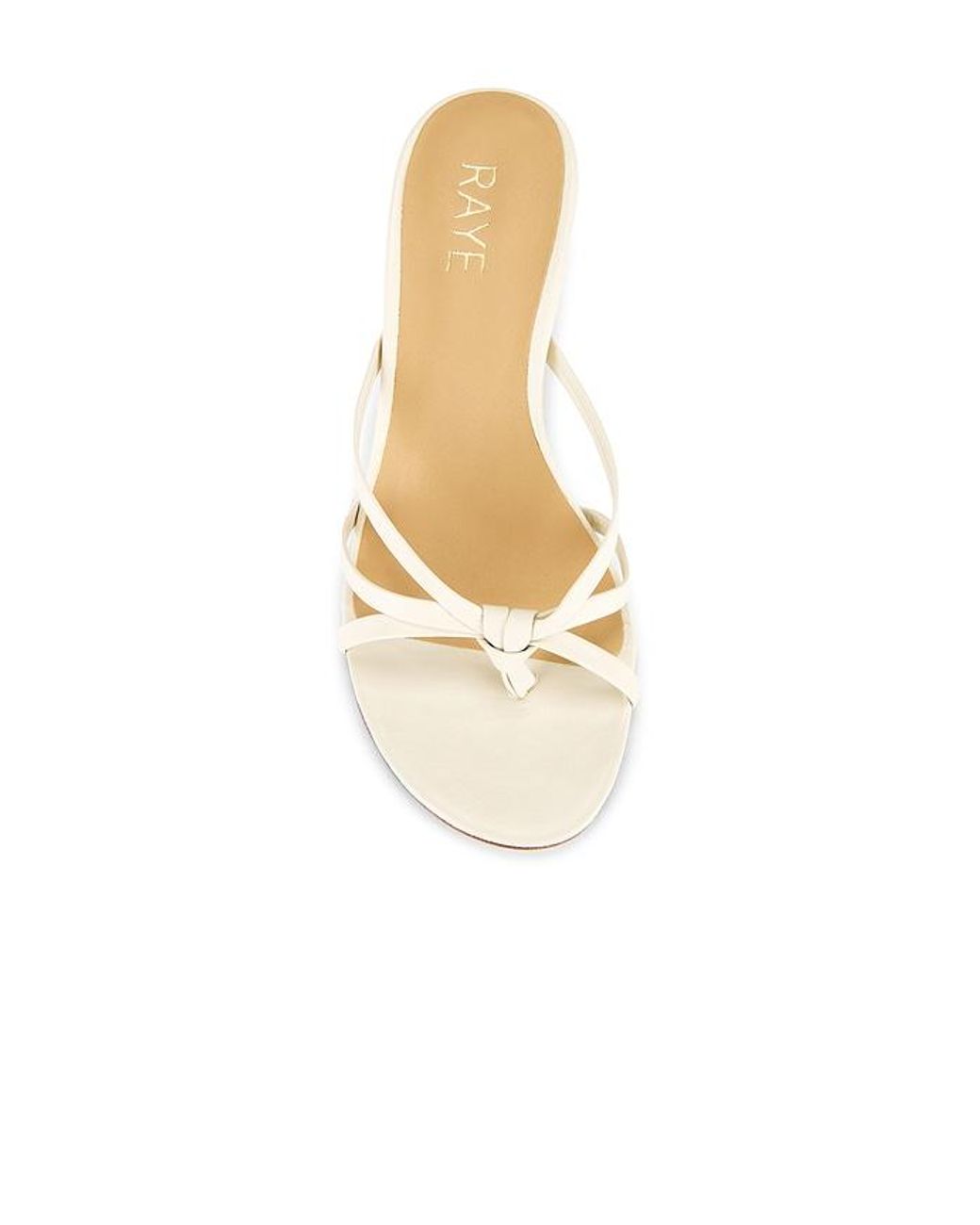 Raye White Lola Sandal