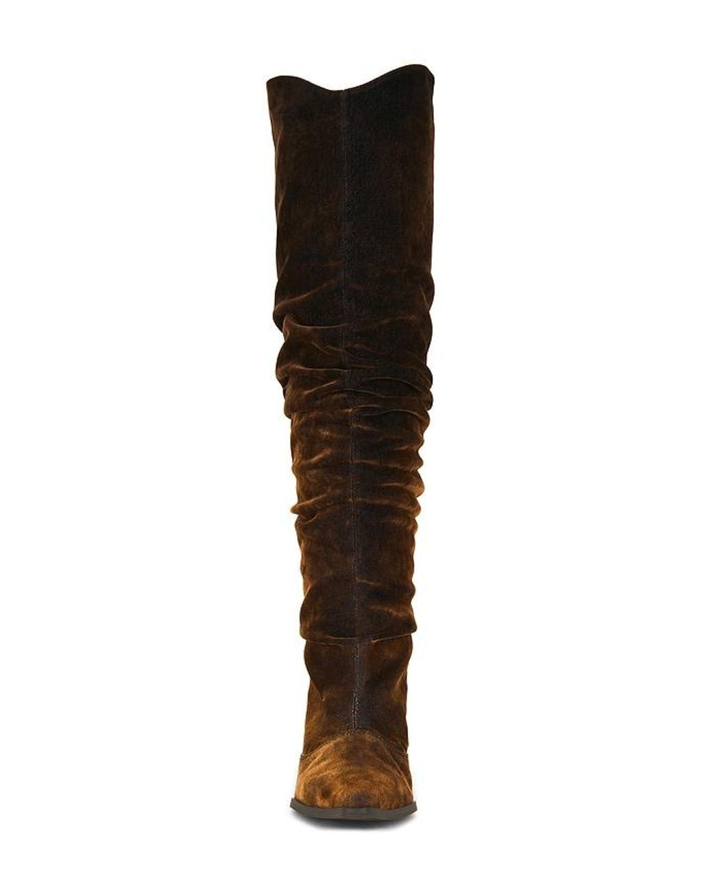 Seychelles Brown Westlake Distressed Denim Boot