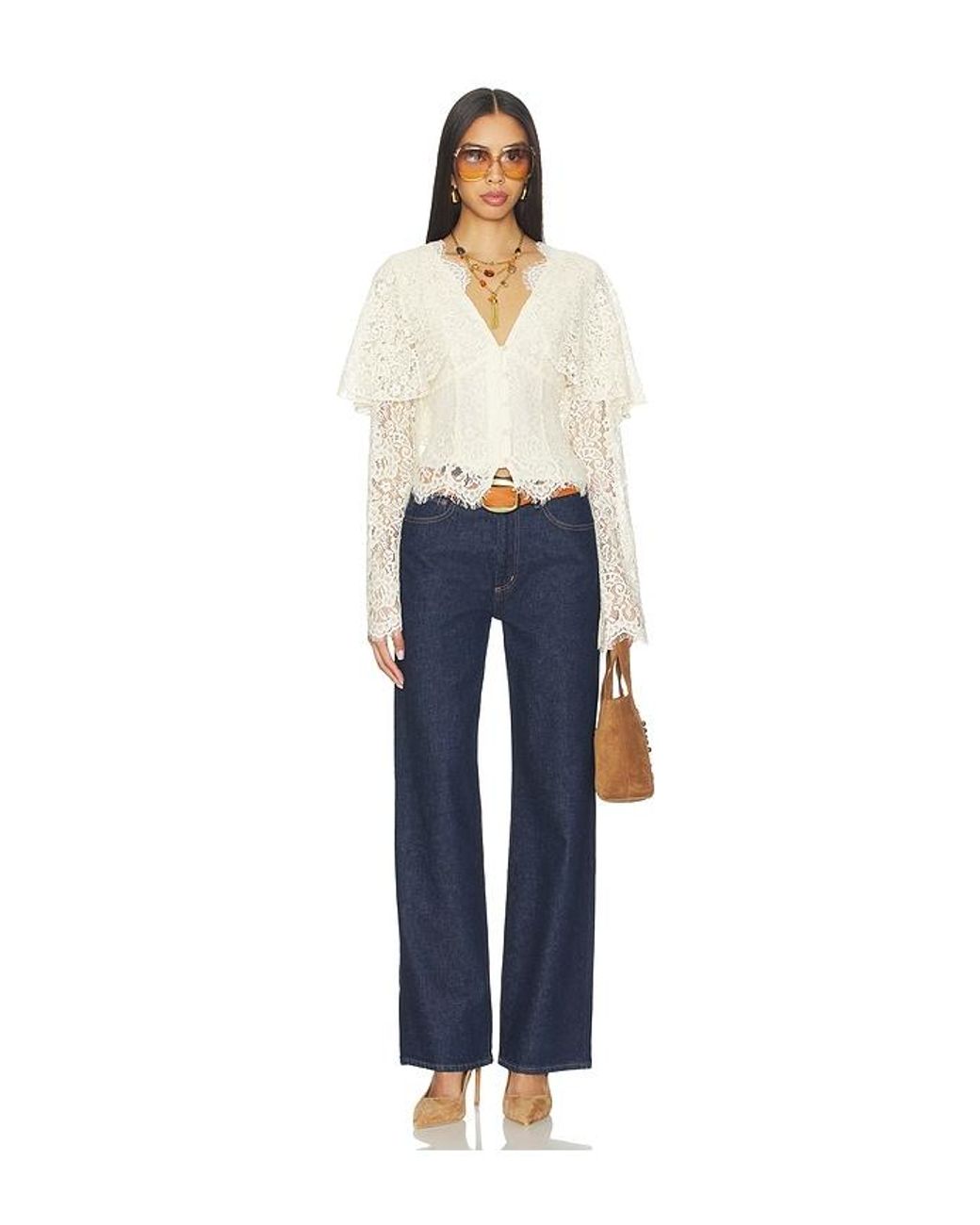 Tularosa White Clarissa Top