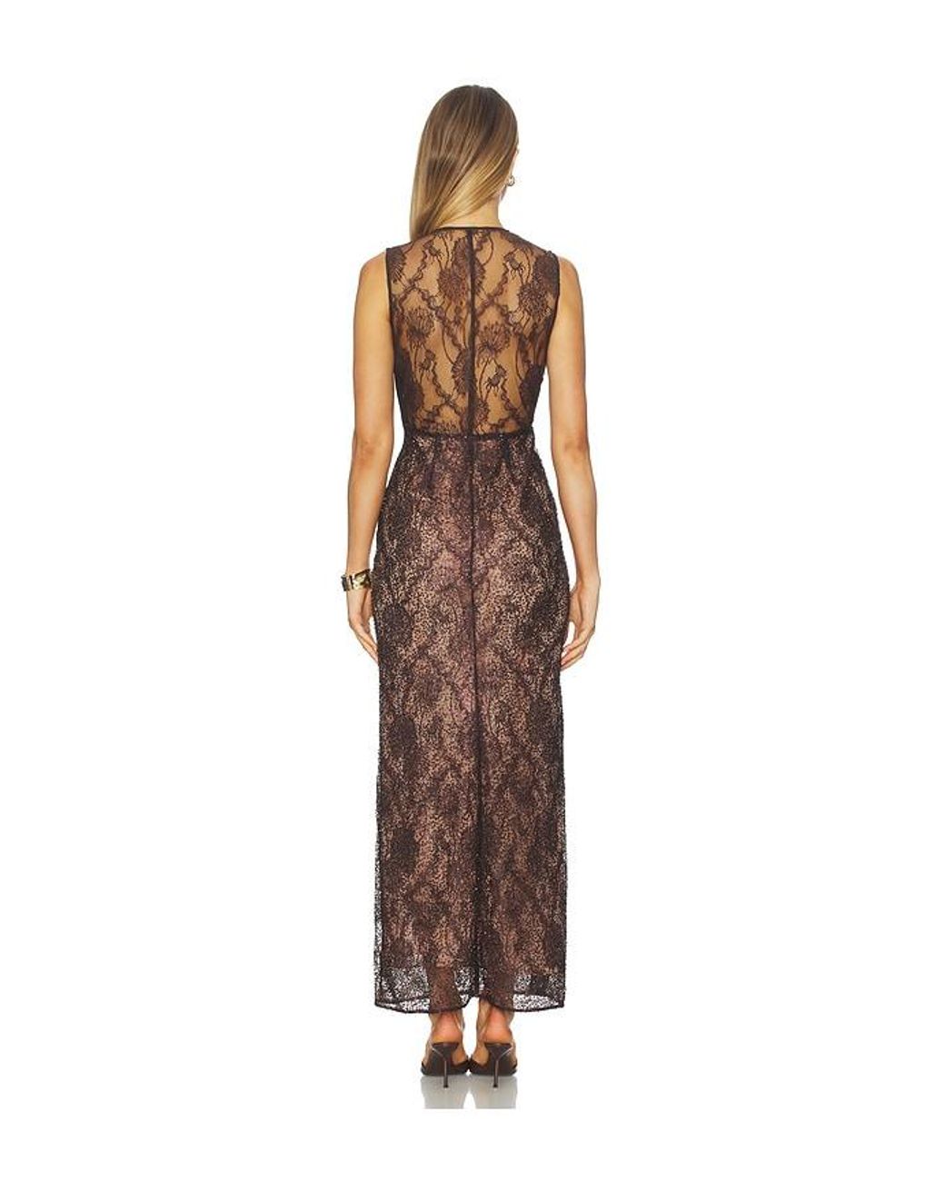 AKNVAS Brown Abendkleid Leo