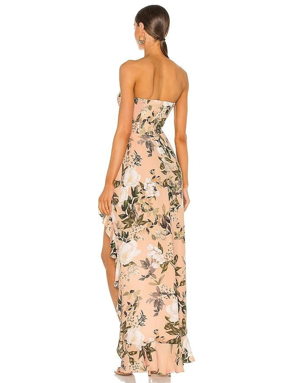 Amanda Uprichard Multicolor X Revolve Eden Gown