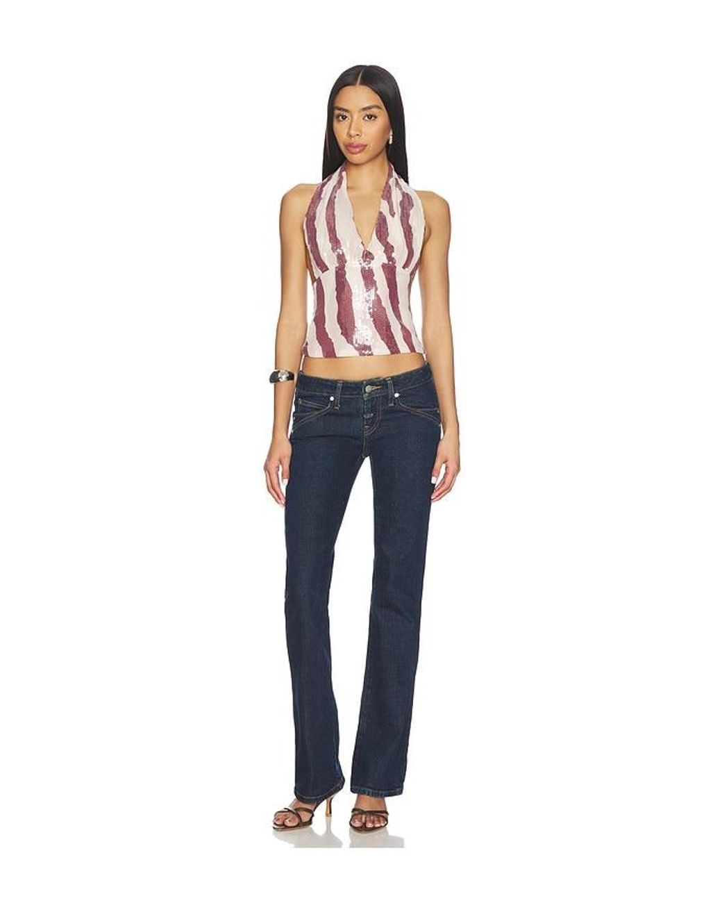 Miaou Blue Mathilde Top