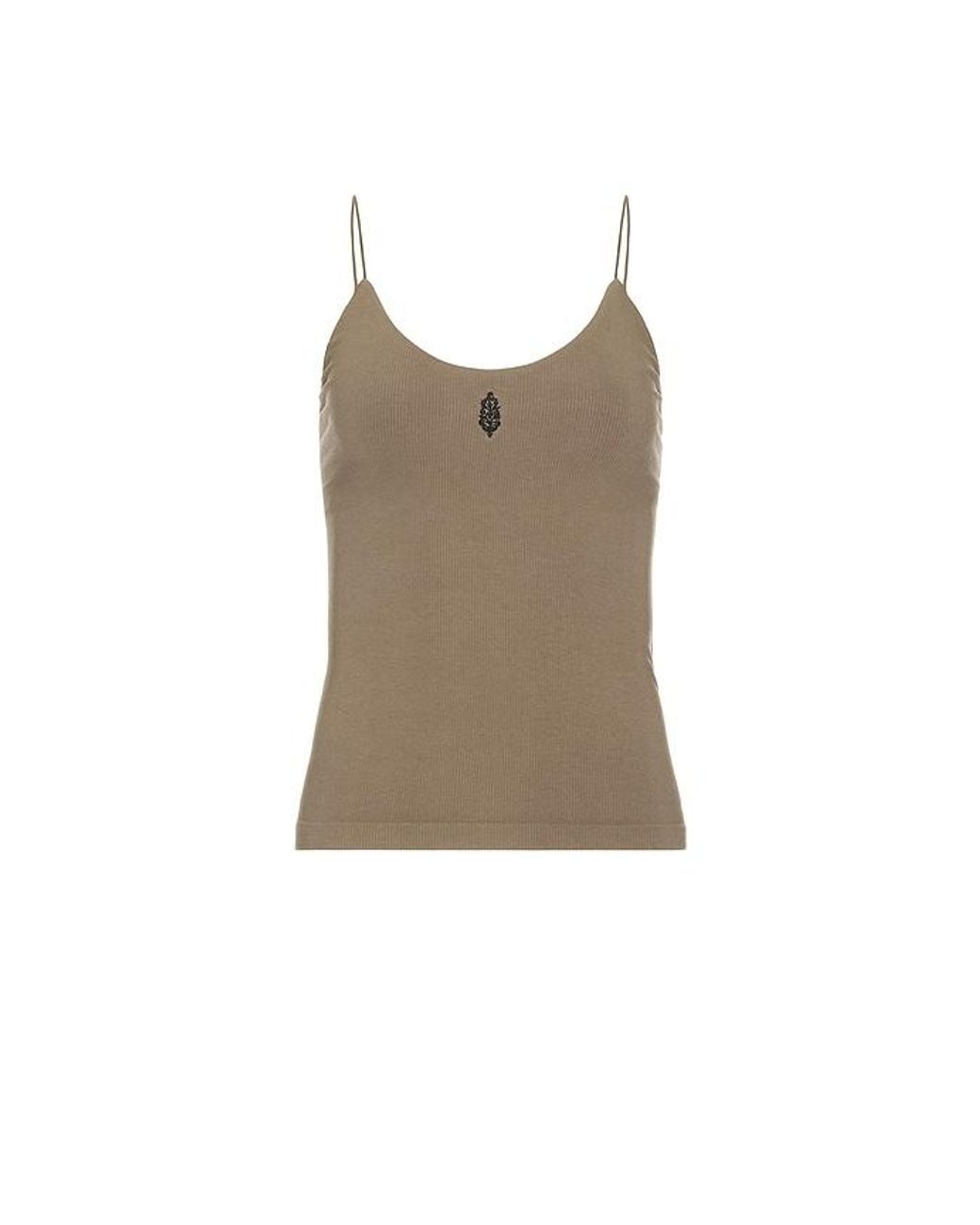 Free People Natural X Fp Movement Skinny Strap Logo Tank Top