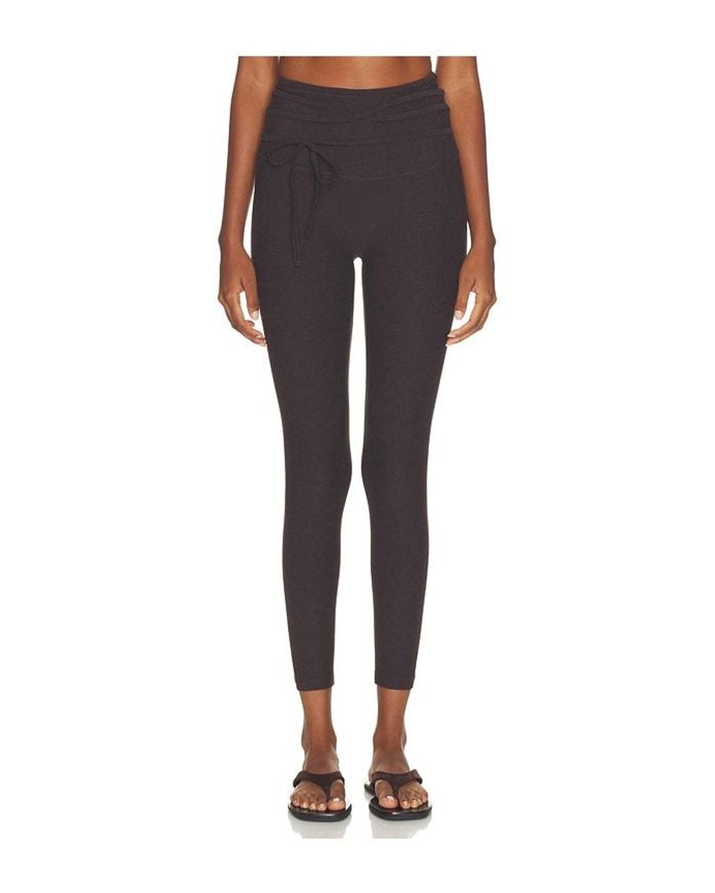 Beyond Yoga Brown Spacedye Its A Tie Legging