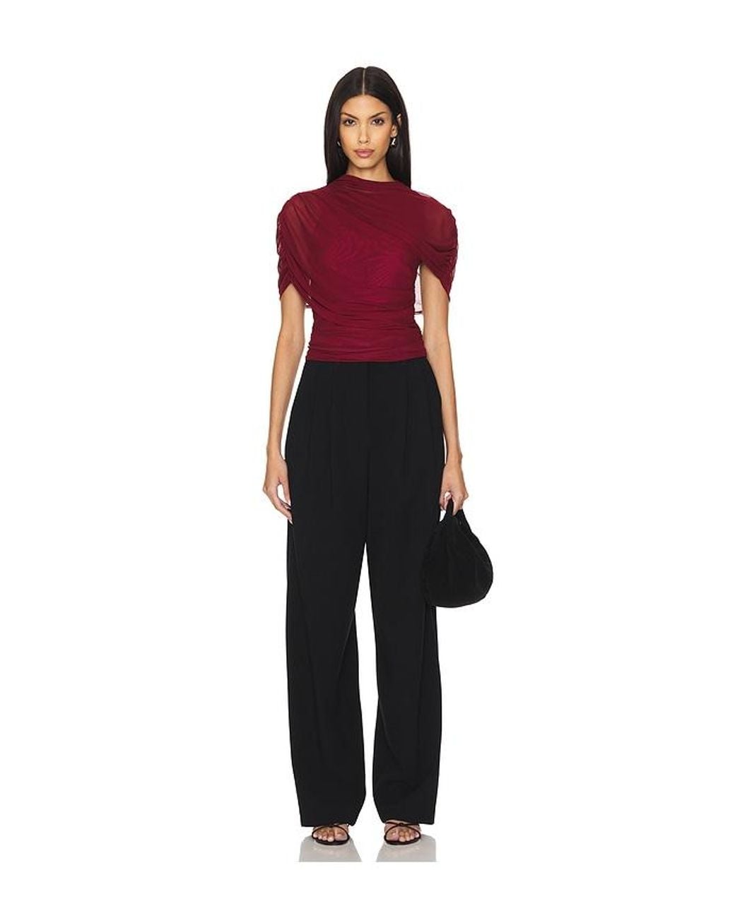 Amanda Uprichard Red X Revolve Evianna Top