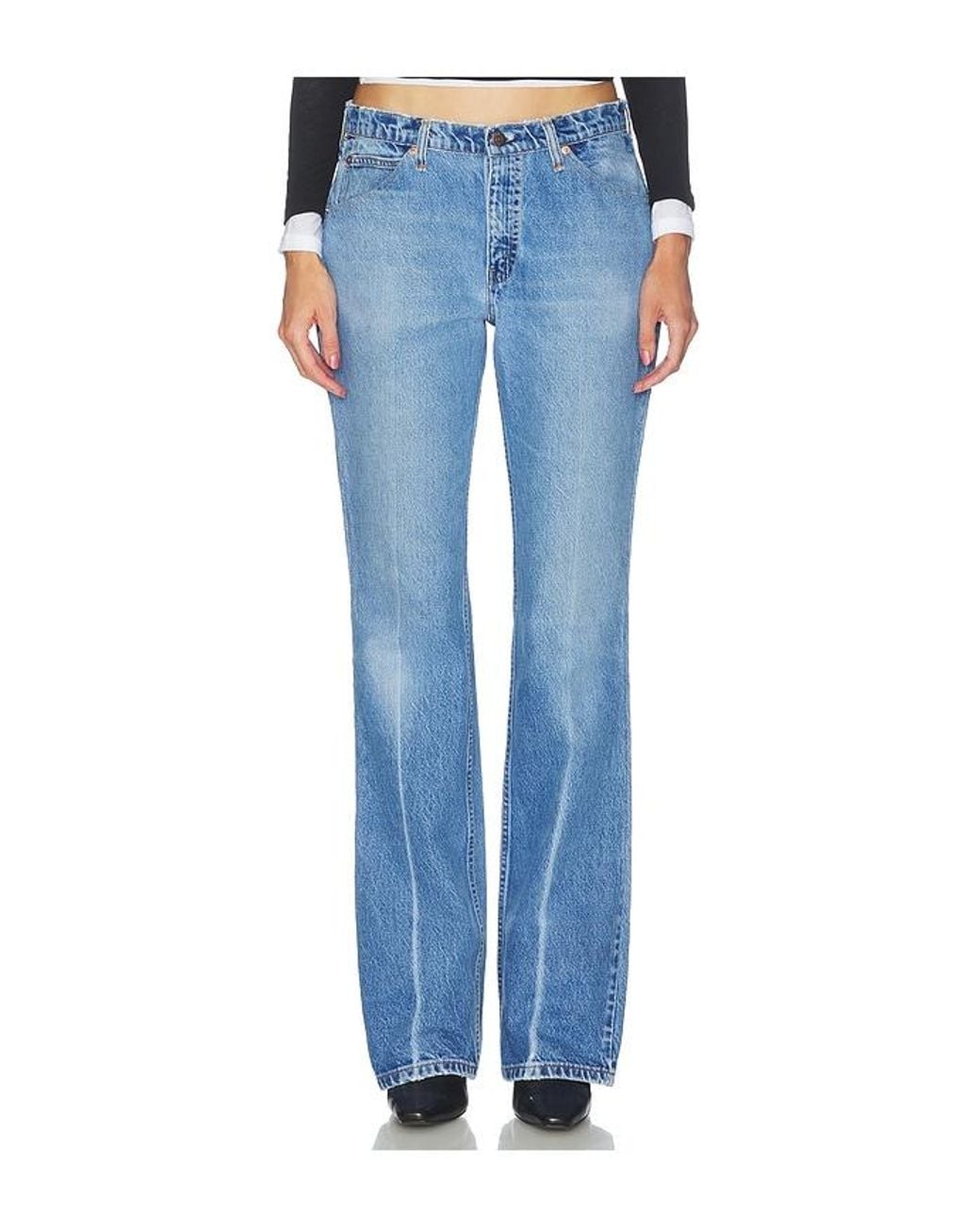 aligrace Blue The Sloane Bootcut Jean
