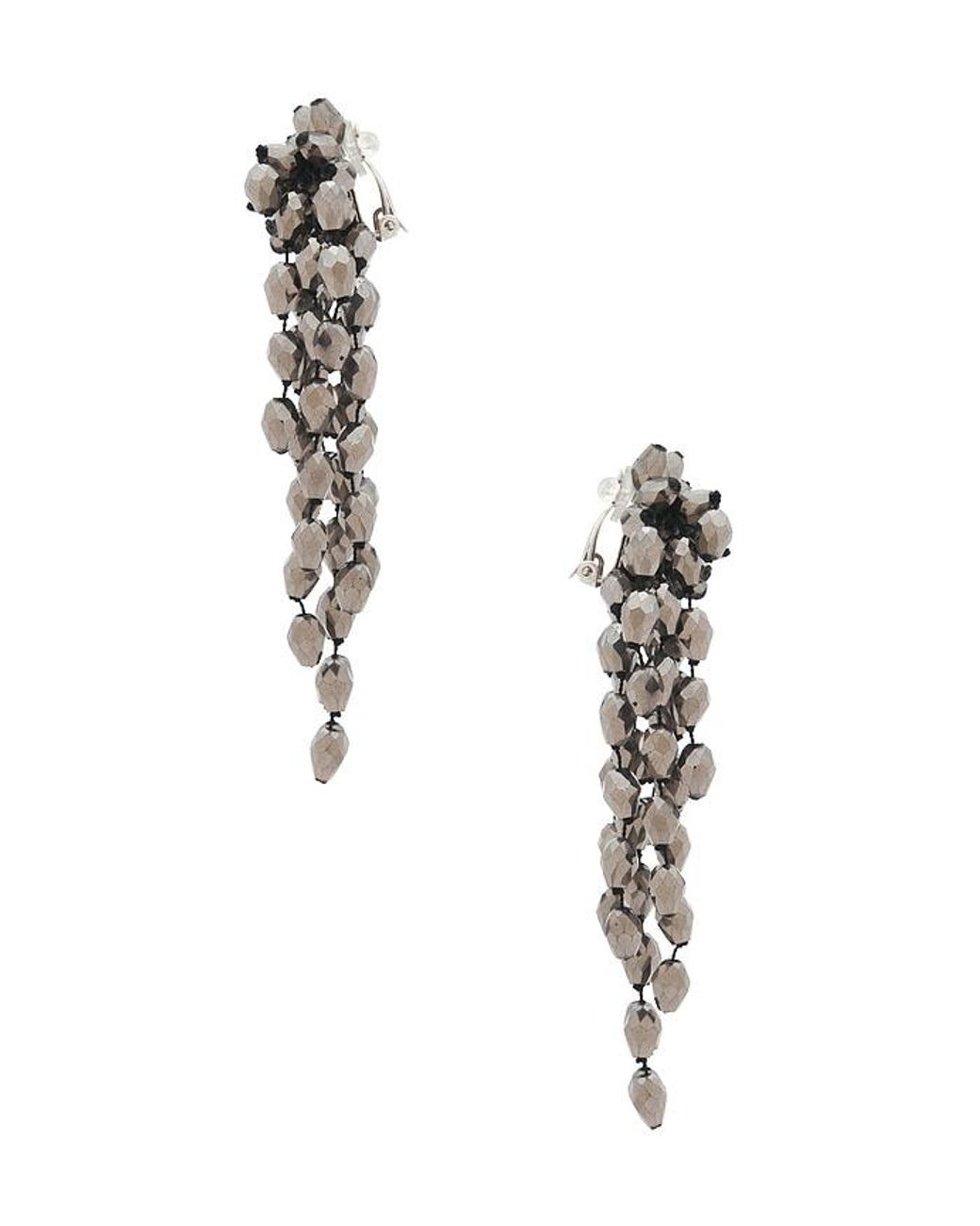 Isabel Marant Black Clip Earrings
