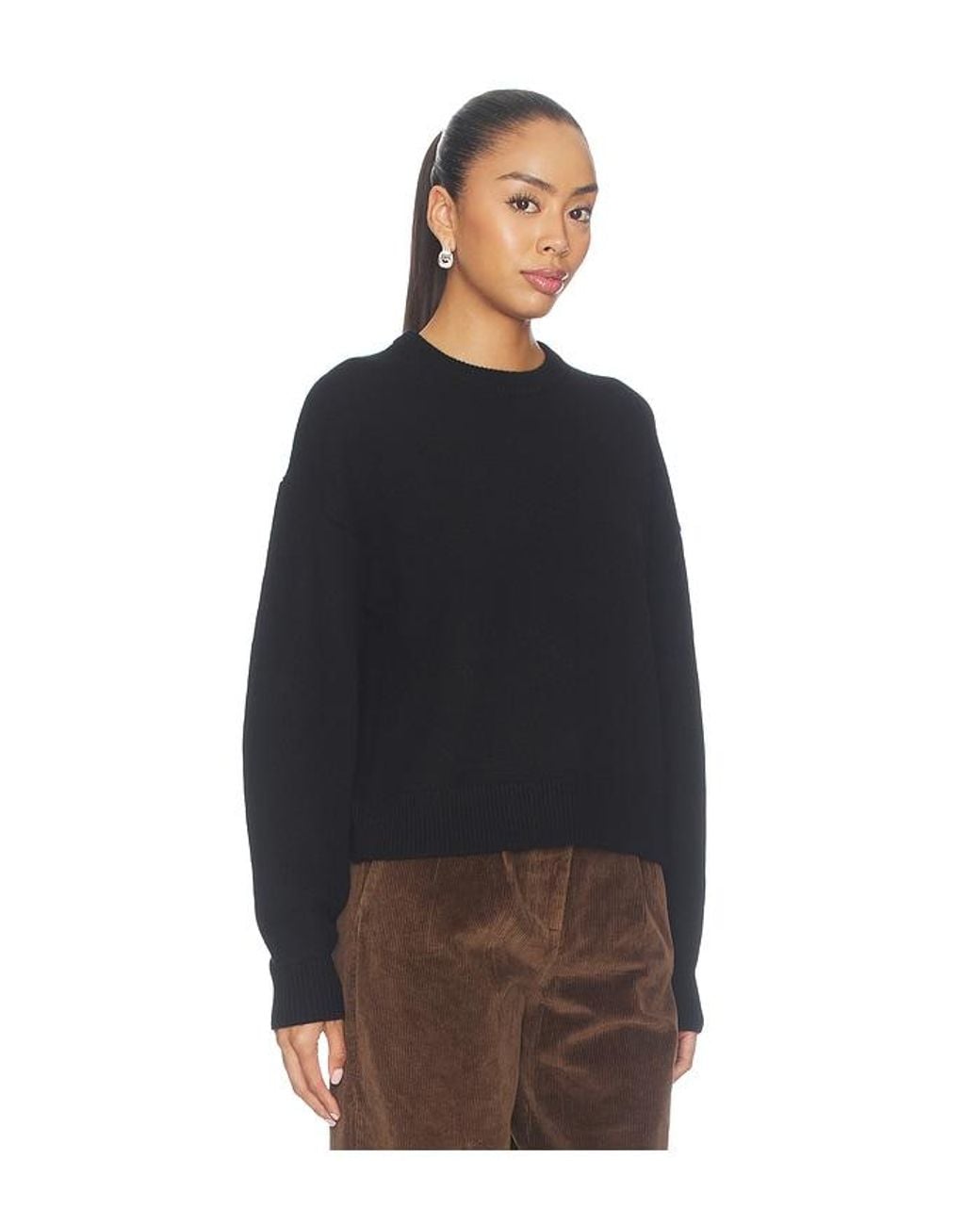 Theory Blue Cashmere Crewneck Sweater