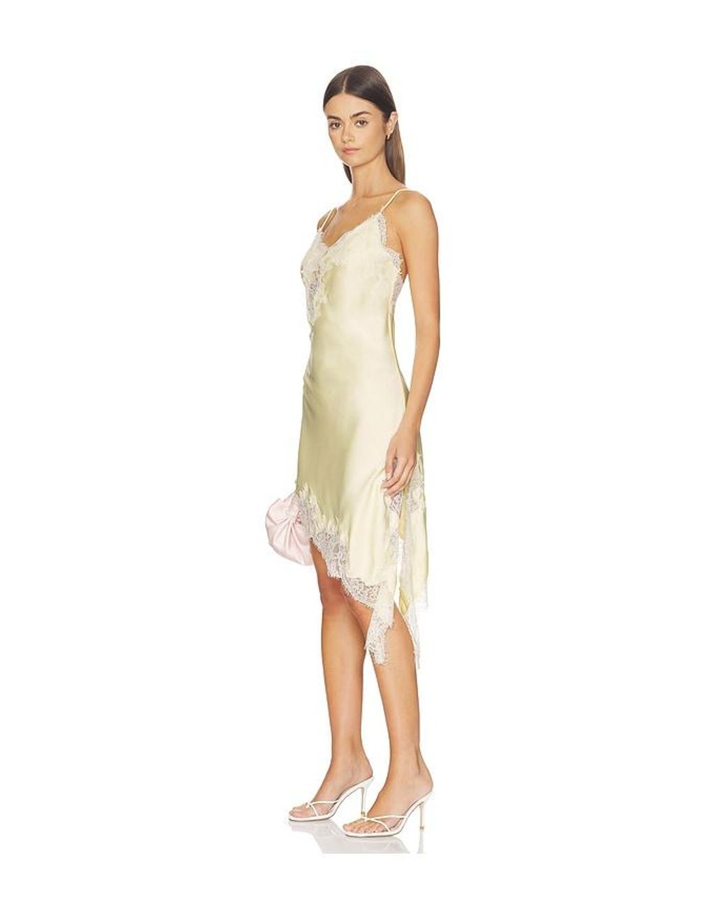 Line & Dot Natural Emel Asymmetrical Dress
