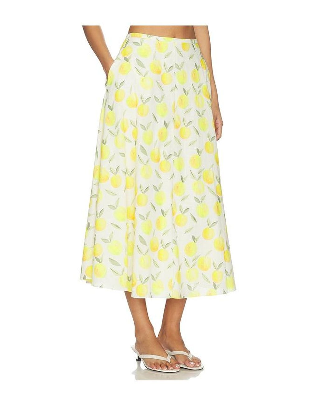 Astr Yellow Myria Skirt