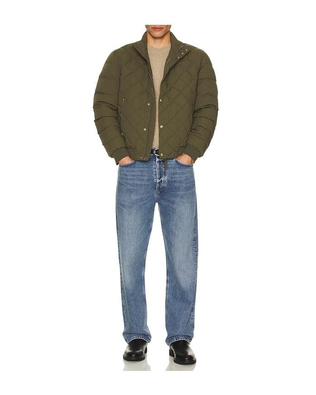 Mackage Green Bodhi Quilted Puffer Jacket for men