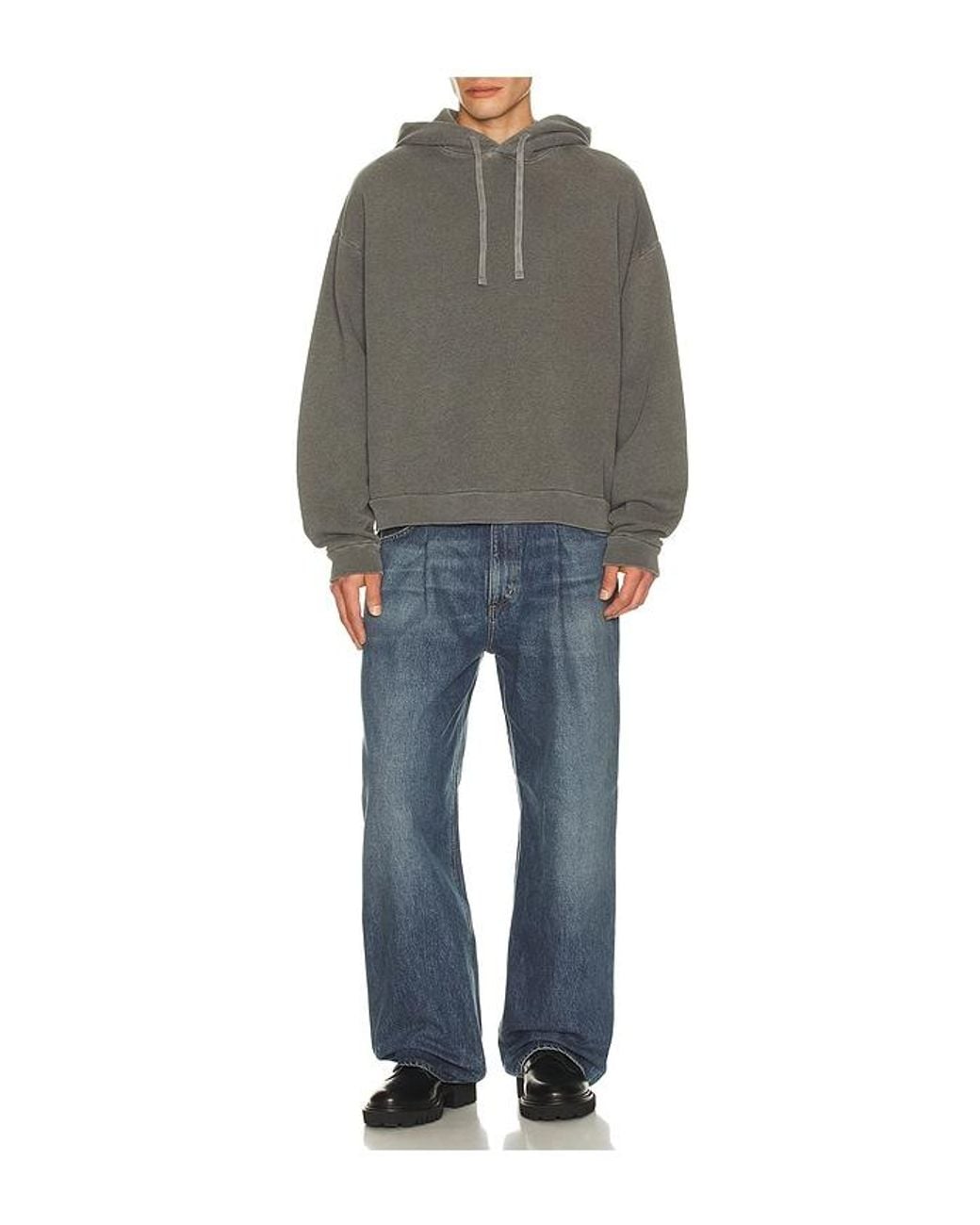 Agolde Gray Salford Hoodie for men