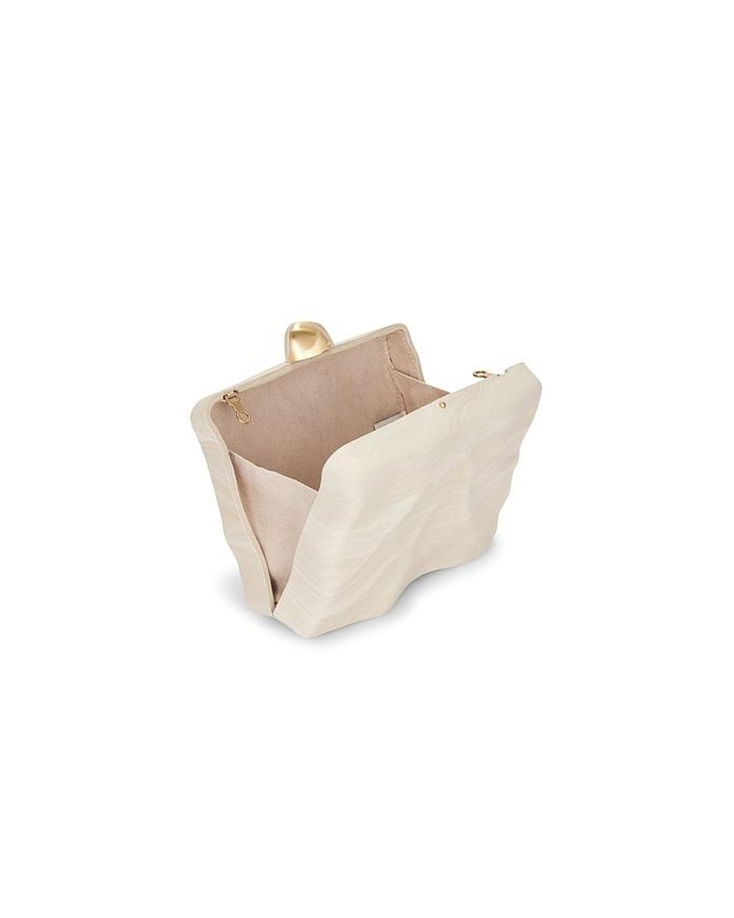 Cult Gaia White Flyn Clutch