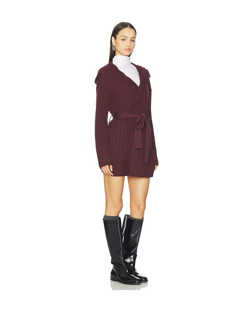 Lovers + Friends Purple Sariah Wrap Cardigan