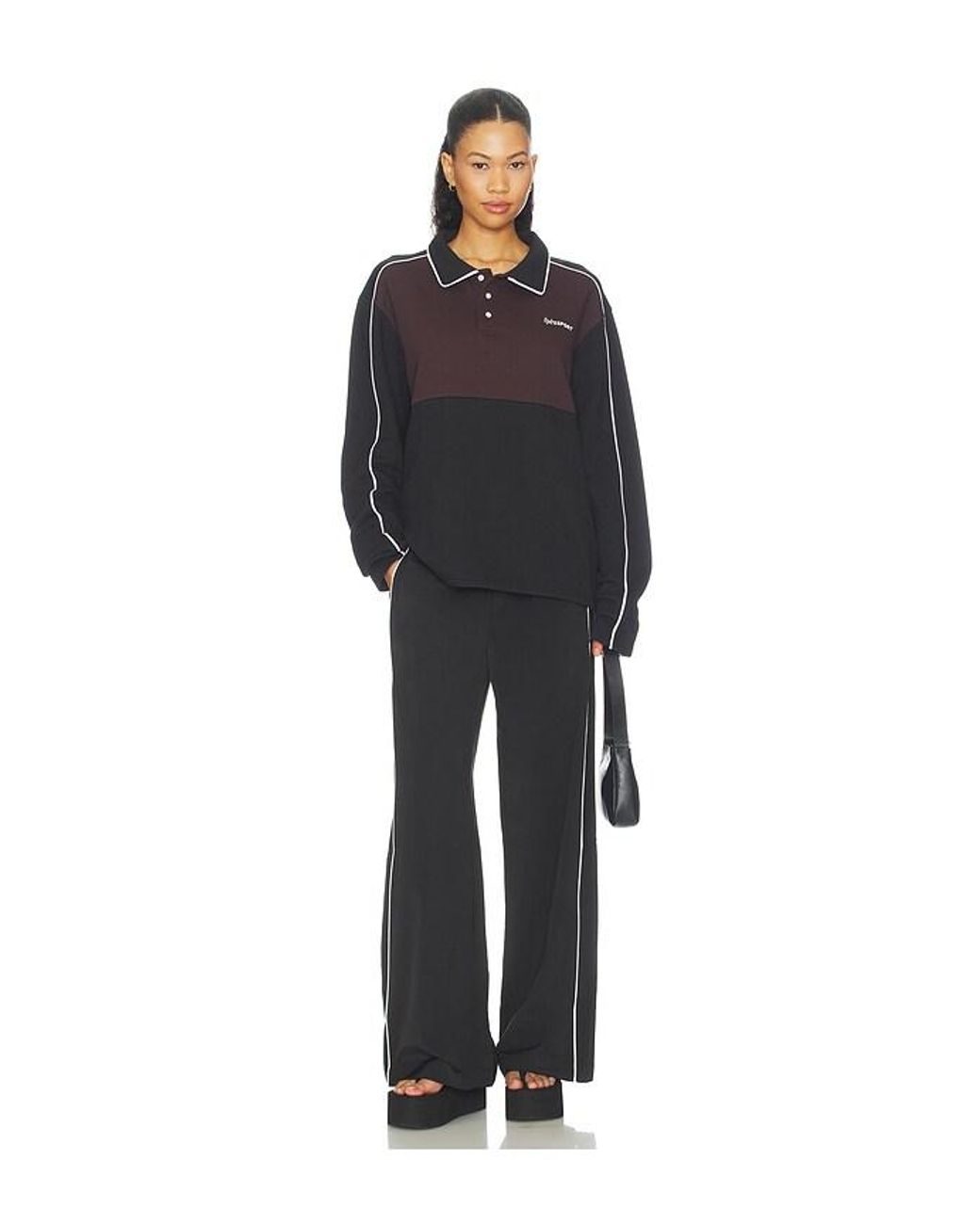 OperaSPORT Black Nico Polo Sweater