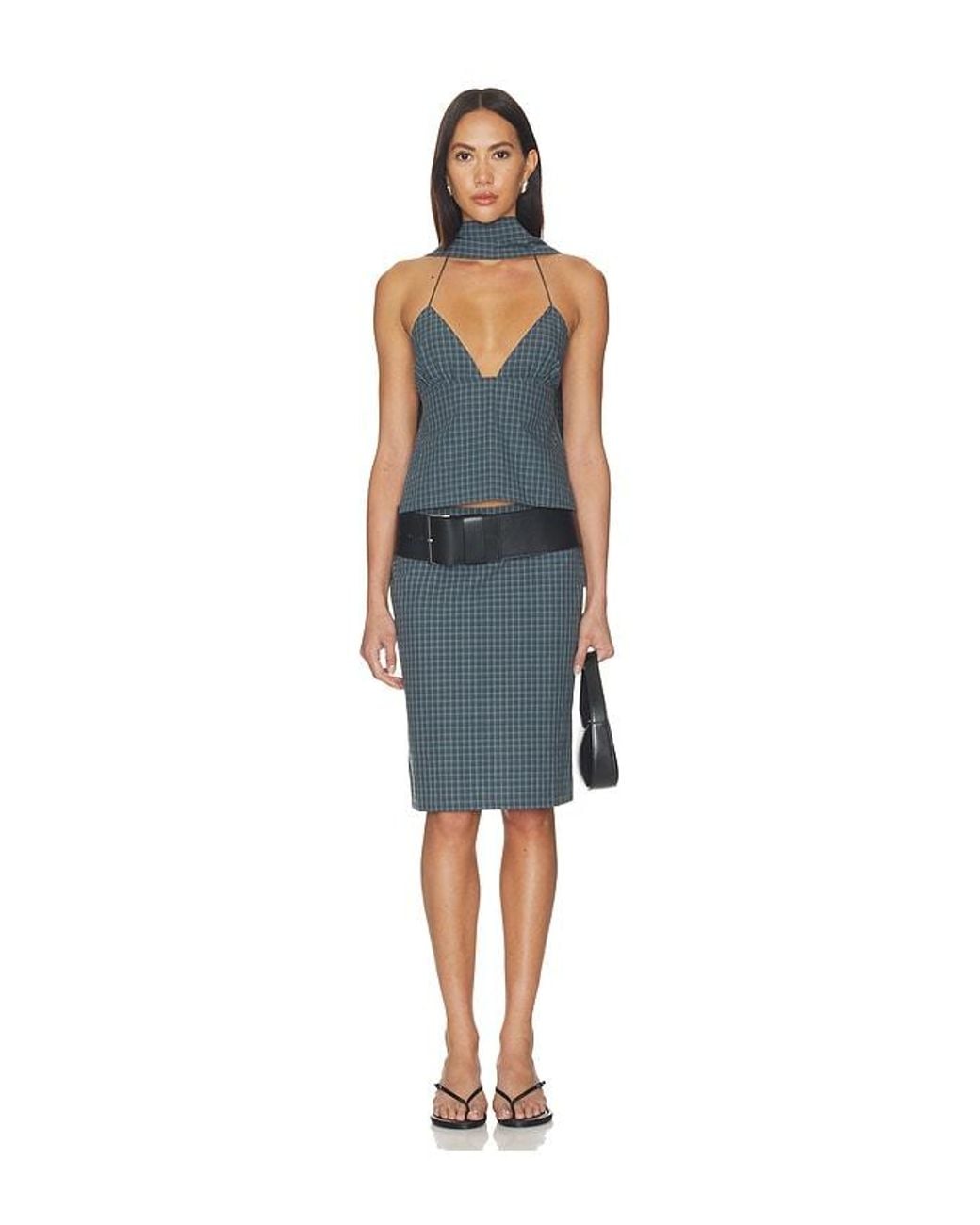 Lioness Blue Play On Halter Top