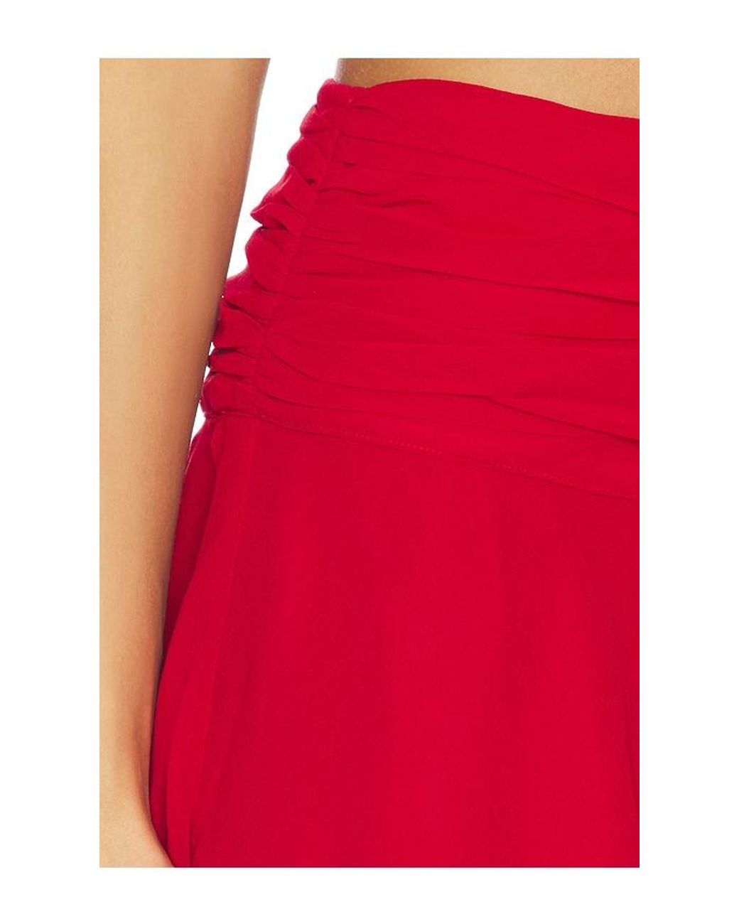 GUIZIO Red Eda Mini Skirt