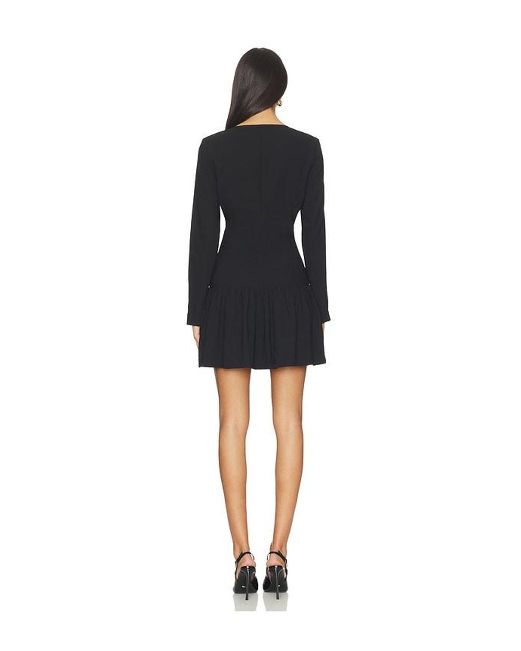 Amanda Uprichard Black Fallon Dress