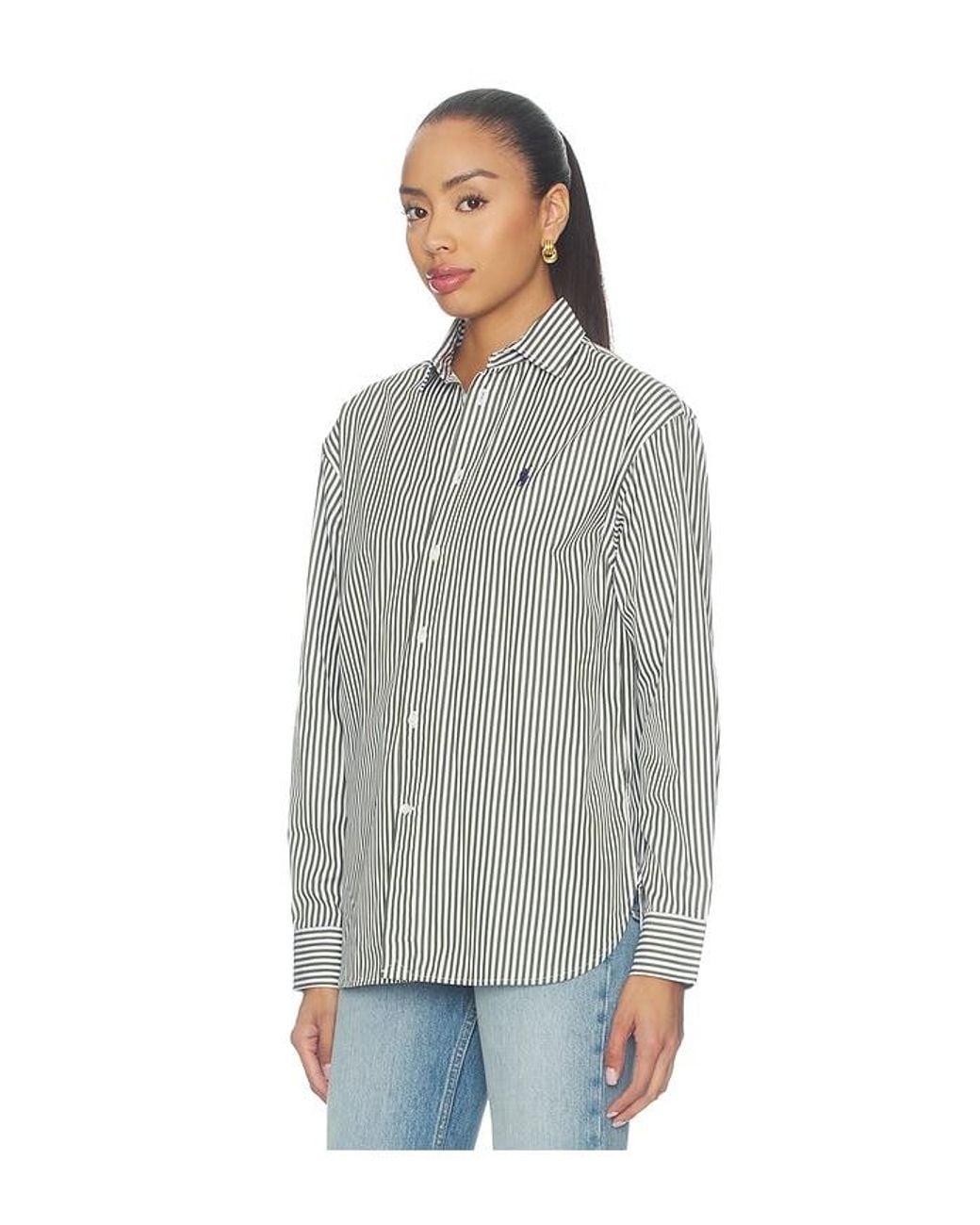 Polo Ralph Lauren Multicolor Cotton Long Sleeve Blouse