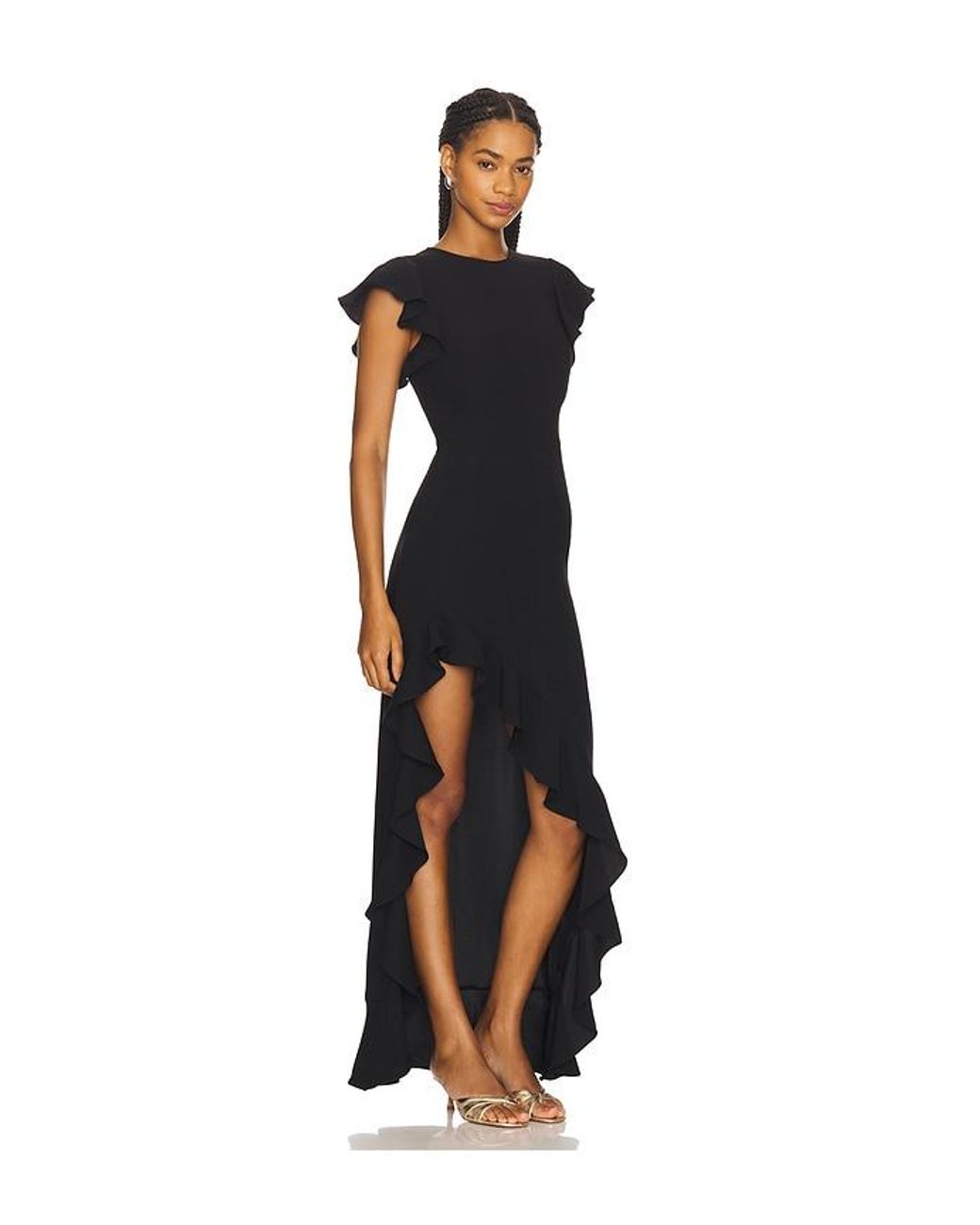 Amanda Uprichard Black Anarosa Dress
