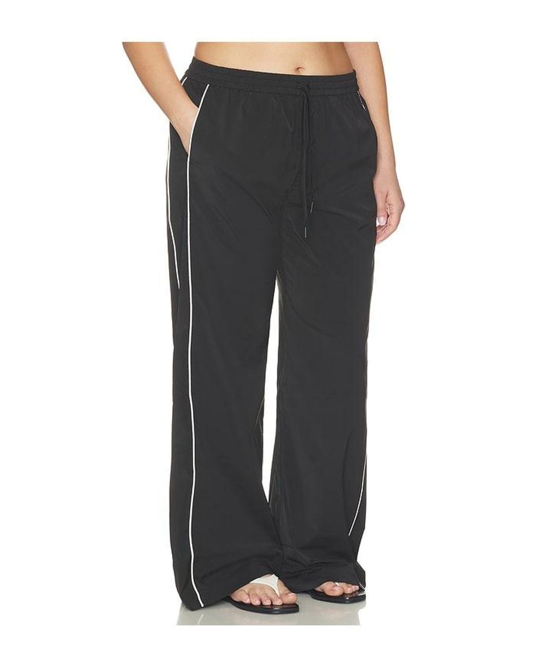 GOOD AMERICAN Black The Sport Pants