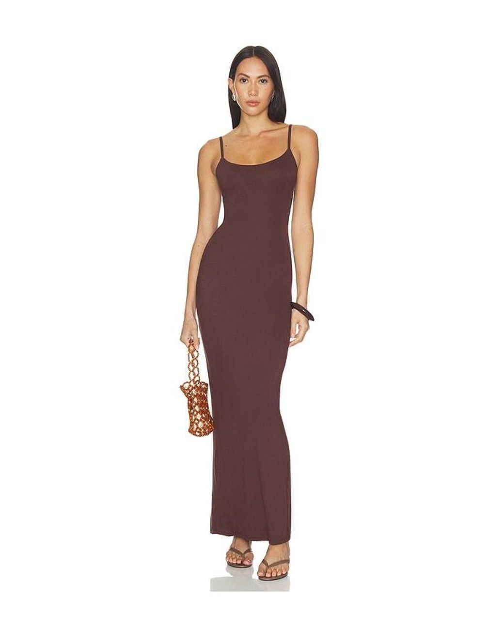 Lovers + Friends Brown Melanie Maxi Dress