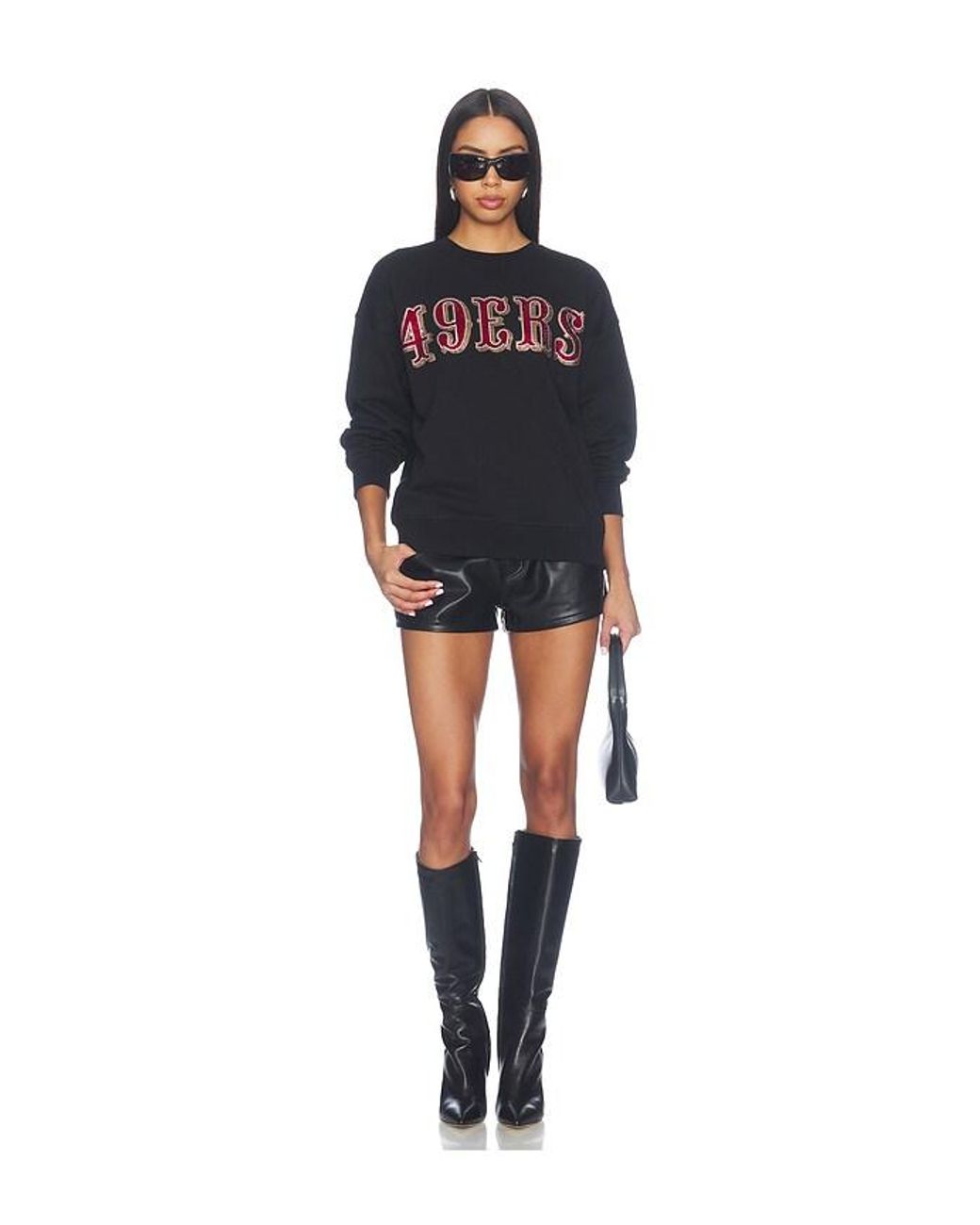 Terez Blue San Francisco 49Ers Marquee Crew Sweatshirt