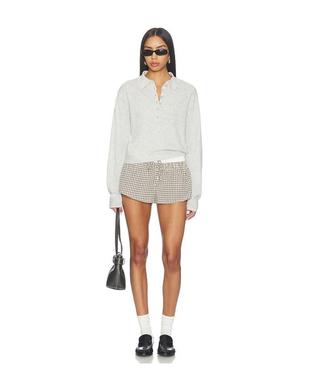 Lioness White Coco Knit Top