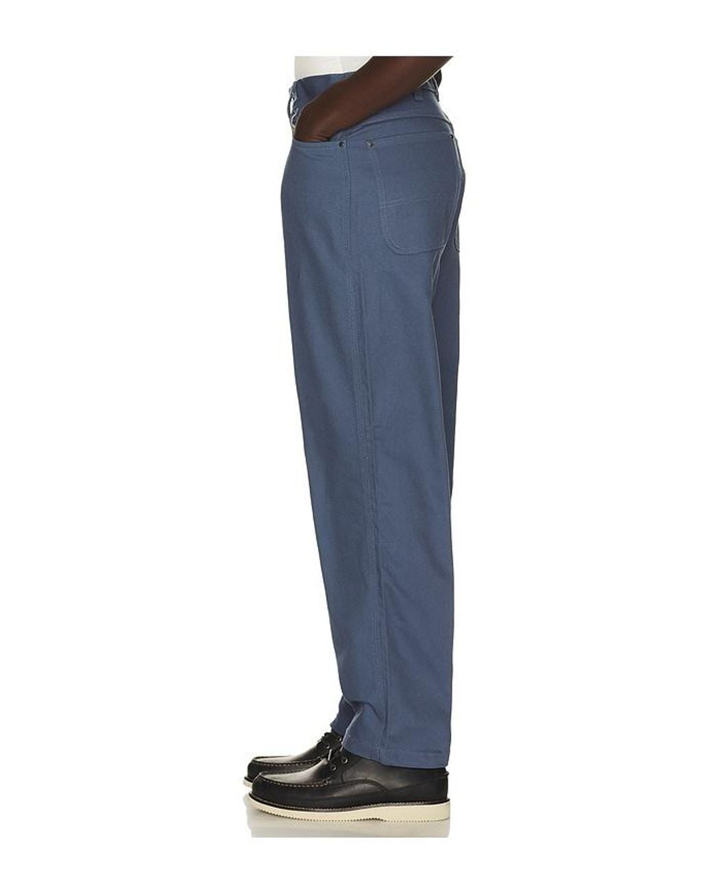 Dickies Blue Wellsville Loose Tapered Twill Pant for men