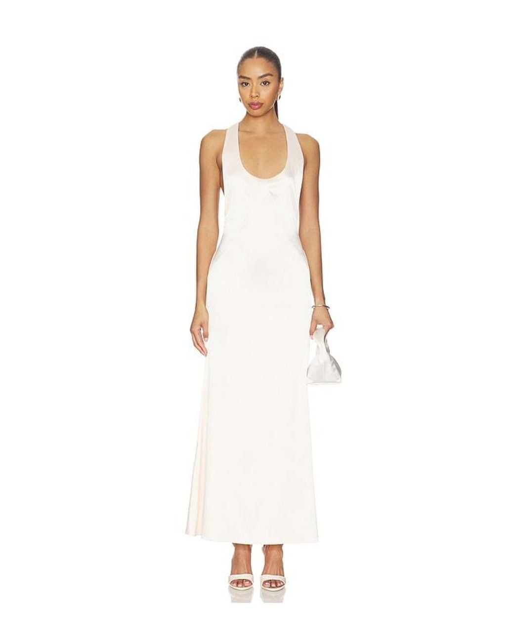 superdown White X Emma Rose Kinny Maxi Dress