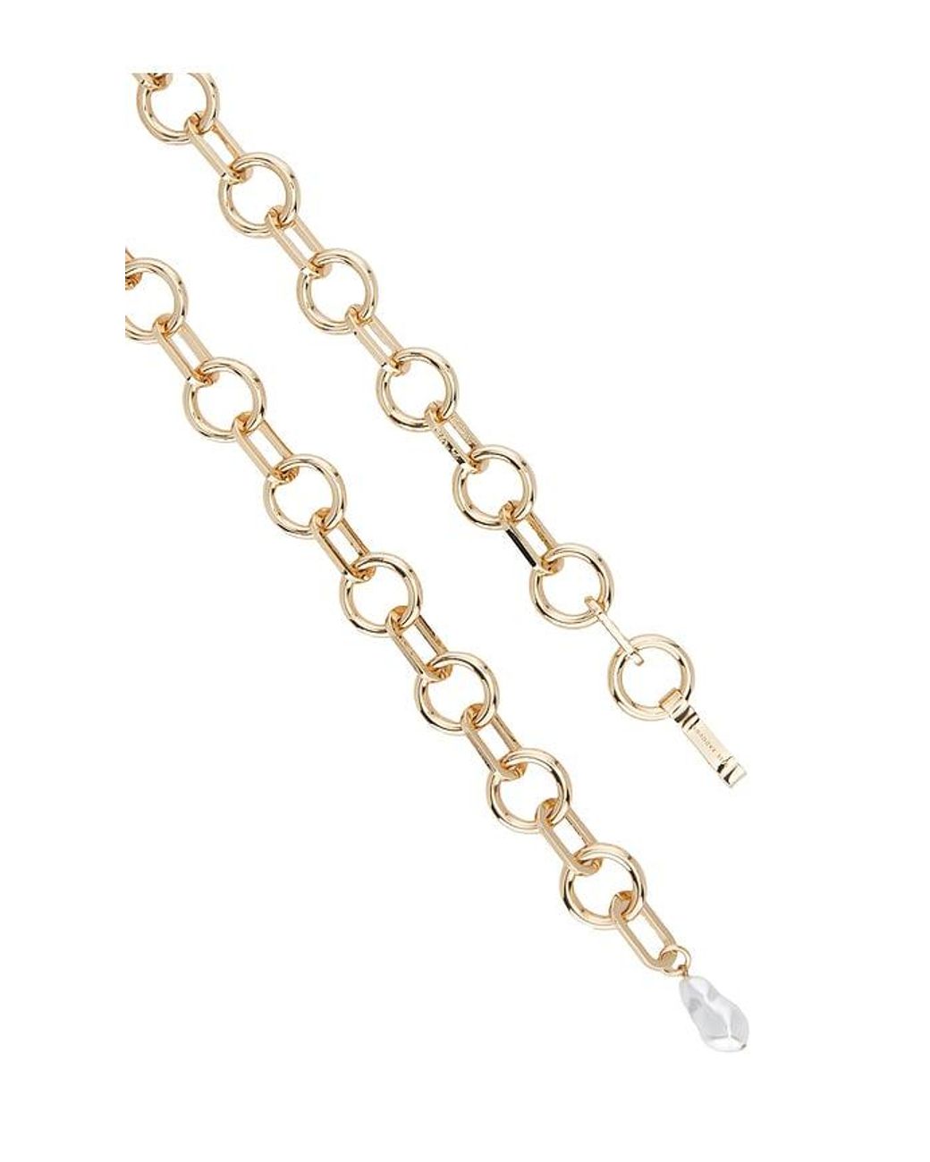 Lele Sadoughi Metallic Soleil Chain Belt