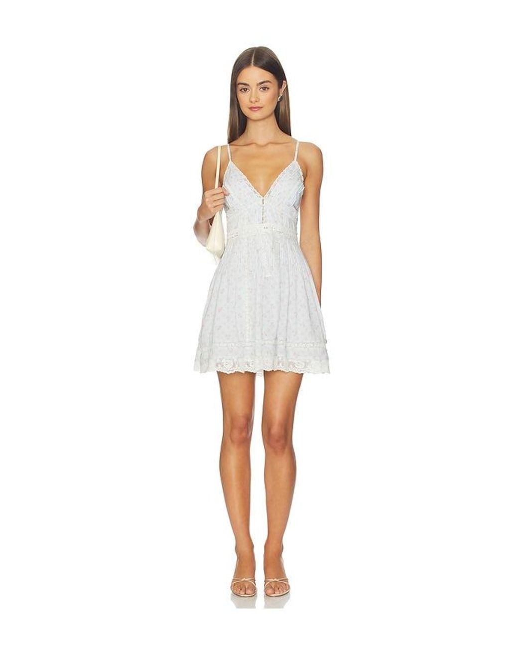 LoveShackFancy White Zirelle Dress