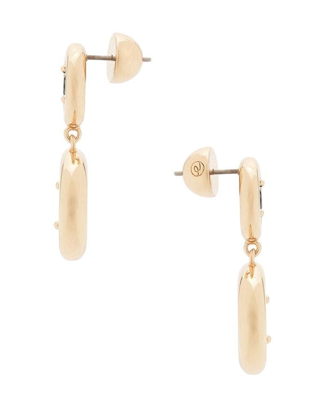 Ettika Metallic Gypsy-Set Crystal Earrings