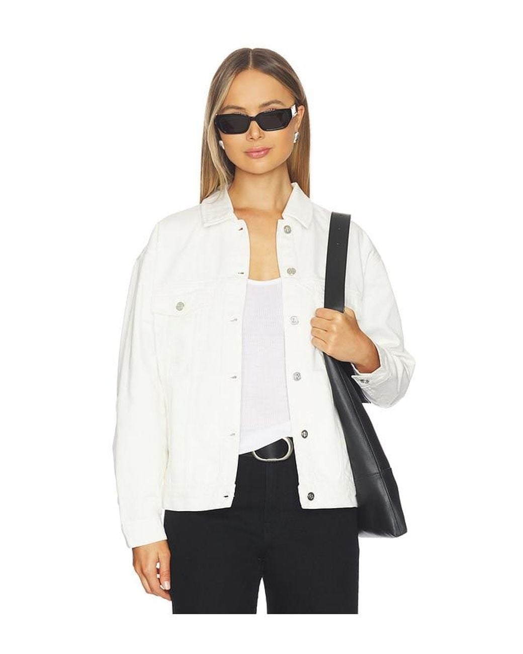 Anine Bing White Rory Jacket