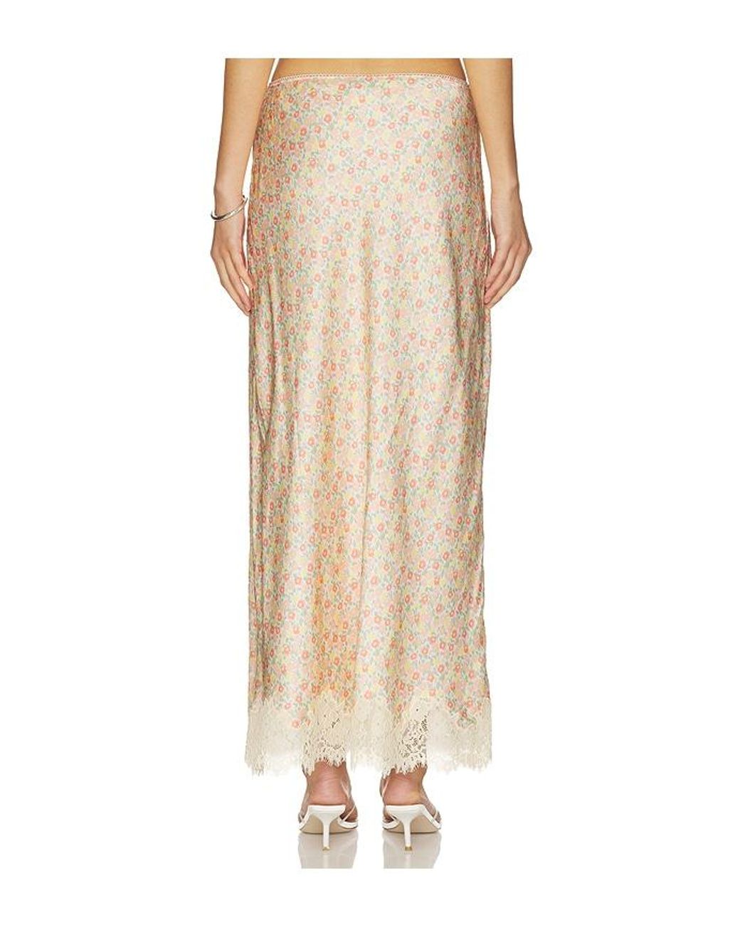 Rixo Natural Matilde Skirt