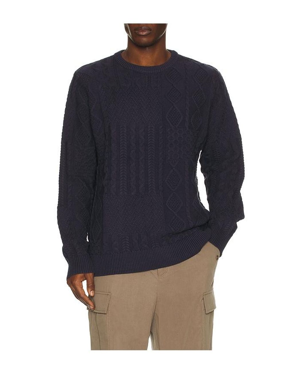 PULL en Navy Rhythm pour homme en coloris Blue