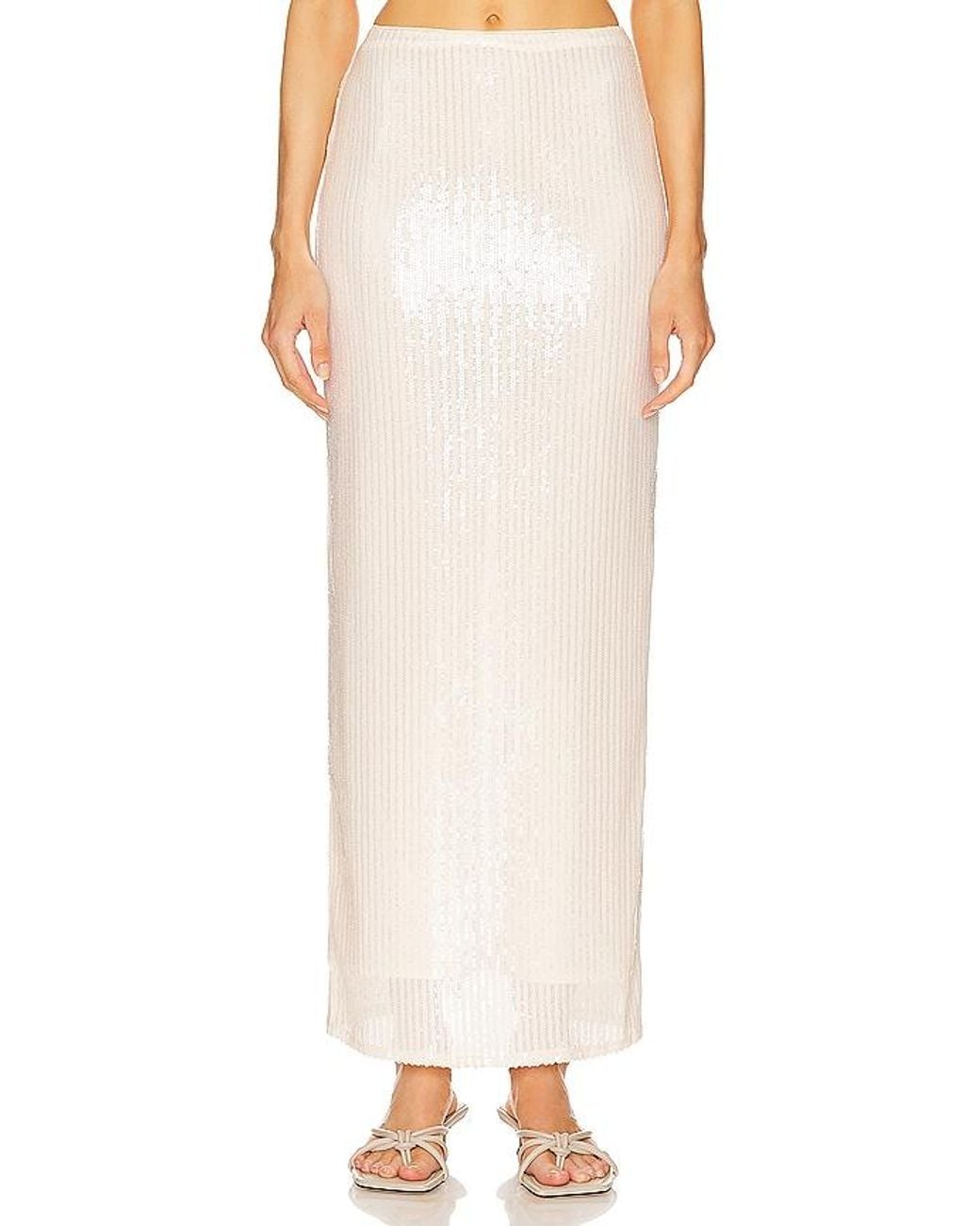LPA White Paradisa Skirt
