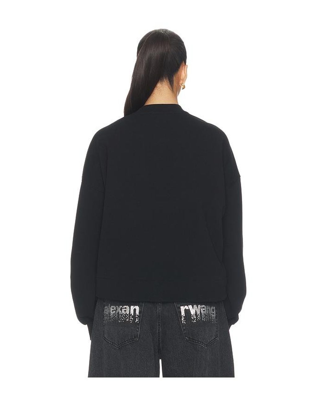 AllSaints Black Dash Lila Sweatshirt