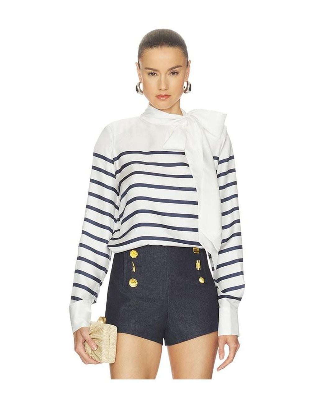 FRANÃOISE White Johanna Blouse